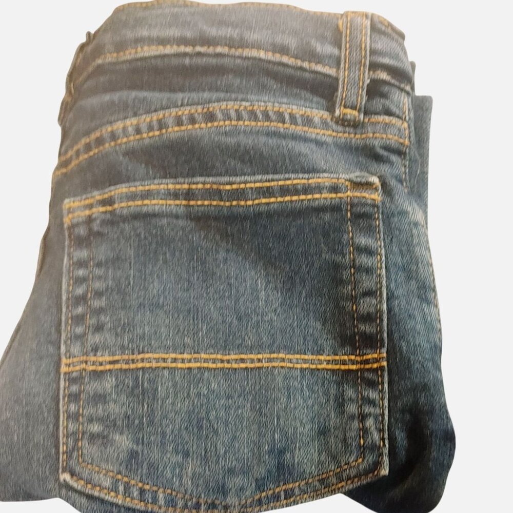 Arizona Jean Co. Kids Blue Denim Straight-Leg Jeans Size 10 Regular Cotton Blend